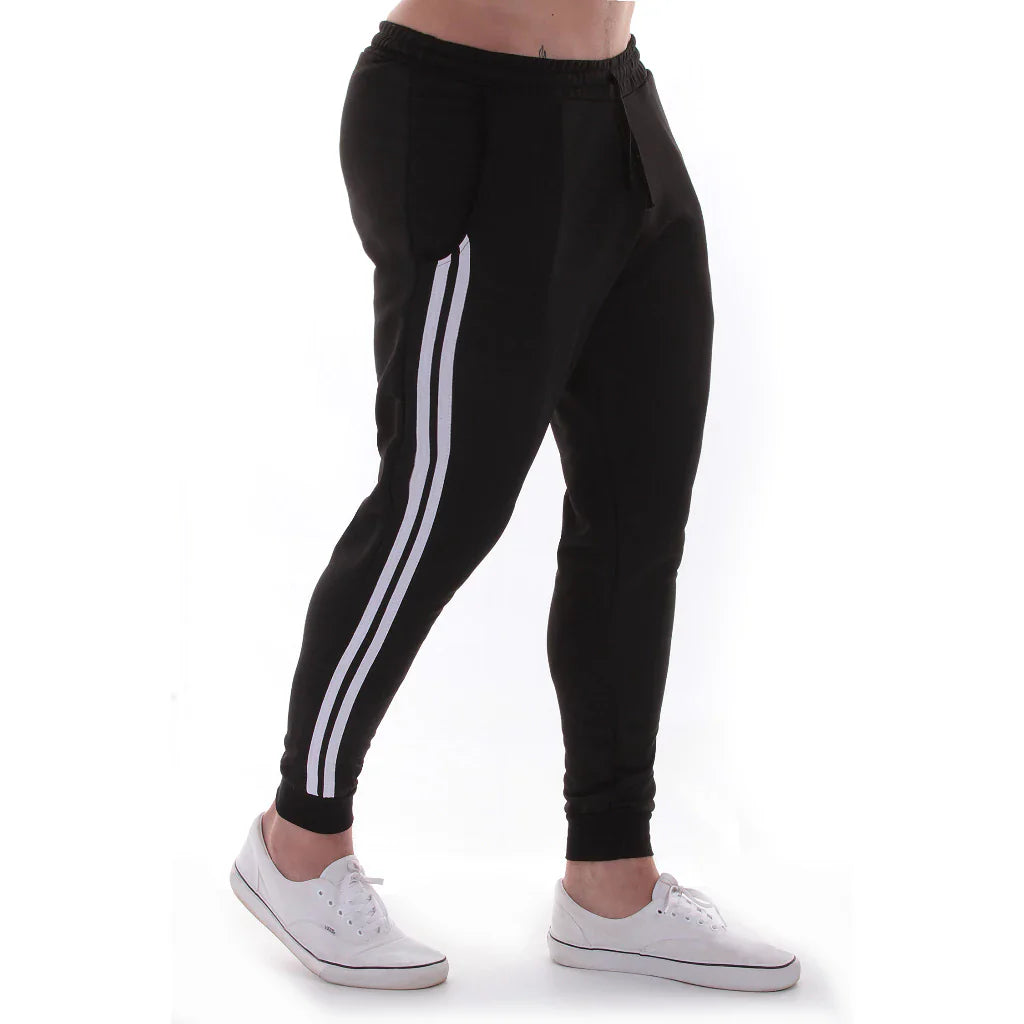 Calça Jogger Moletom Treino Academia Corrida Skynner Slim Fit