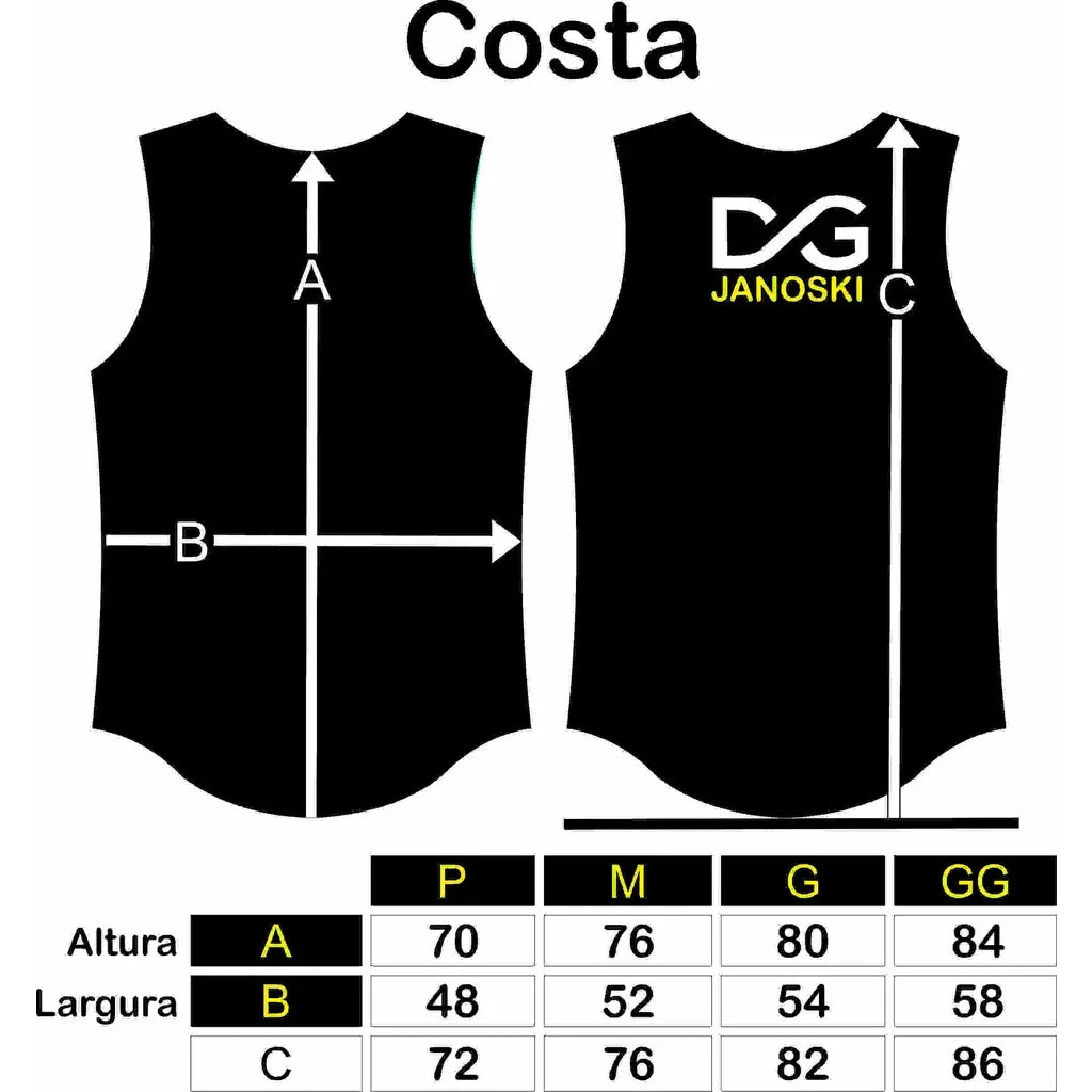 Regata Masculina Longline Pantera