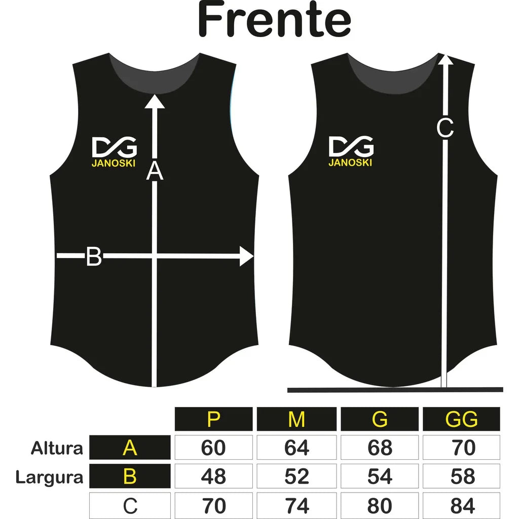 Regata Masculina Longline Pantera