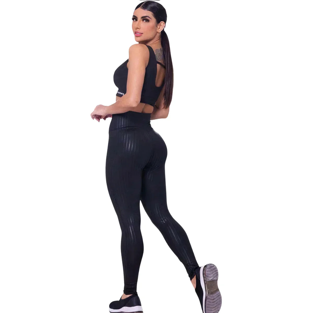 Calça Legging Descancy Clothes fitness Canelada Cirre 3d