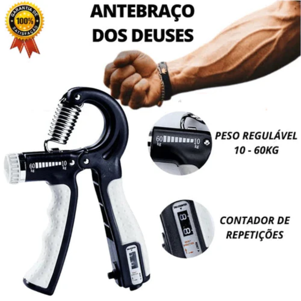 Flexor Force - Hand Grip Ajustável Ultra-Resistente 💪 [COMPRE 1 LEVE 2]