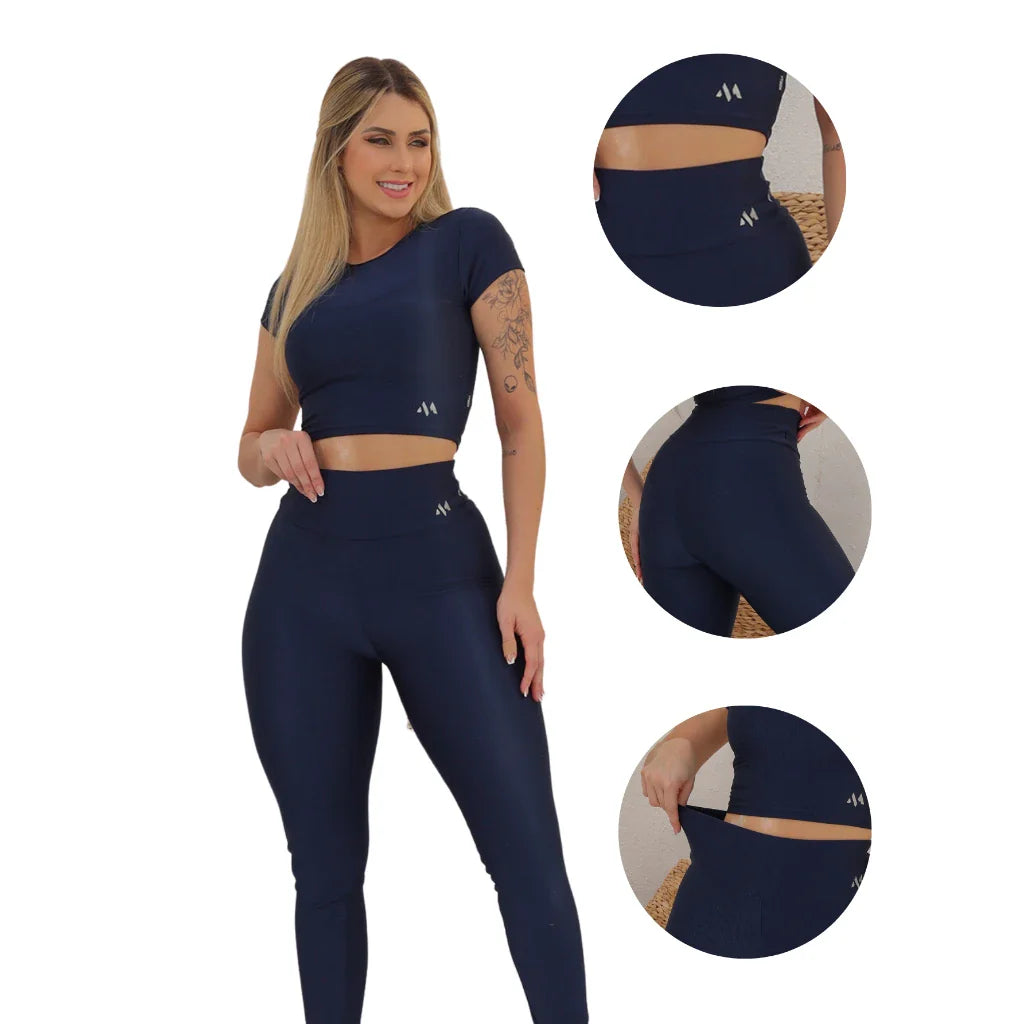 conjunto shine duo cloyhes fitness