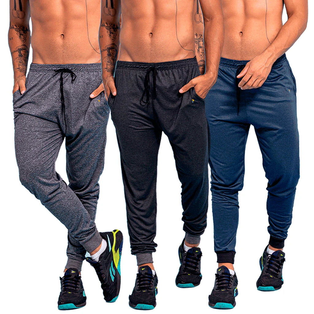 Calça Masculina Dry Fit Tecido Leve Ideal Atividades Físicas Academia Treino