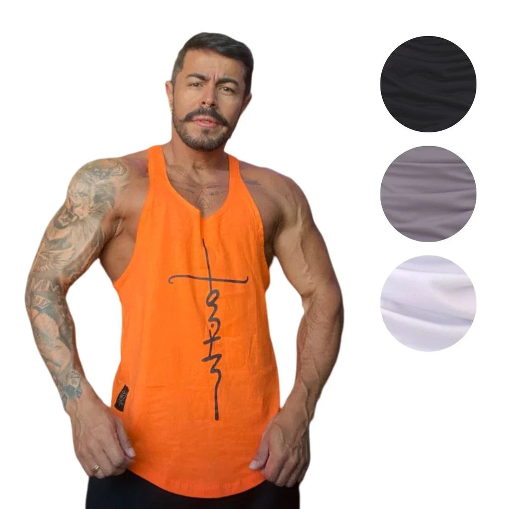 Regata Masculina Nadador Cavada Longline Fitness