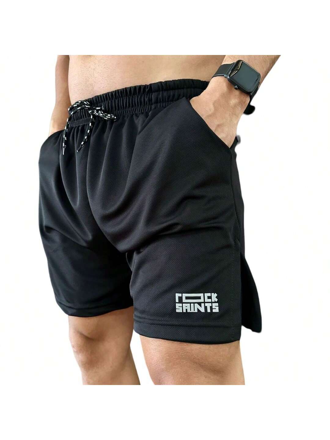 Short Bermuda Academia Masculina Treino Elastano